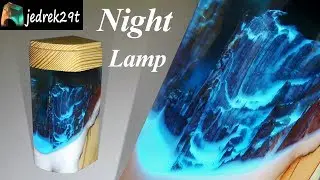 Night Lamp with Resin and Wood 💡