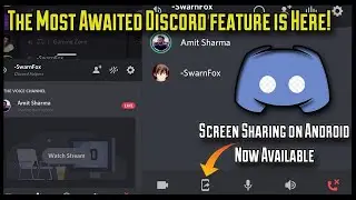 Screen Share Feature On Discord Mobile | New Discord Update For Android