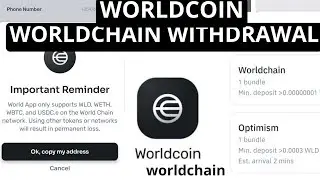 How to Withdraw WORLDCOIN to Binance//Okx,Using WORLDCHAIN  network #worldcoins #worldchain