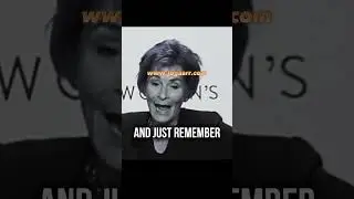 Judge Judy Sheindlin Best Motivation Short Speech #jogaarr
