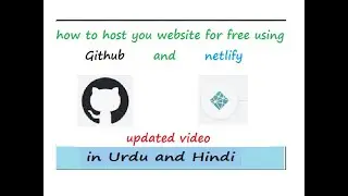 how to host your website for free | using github and netlify