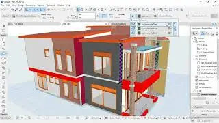 ArchiCAD Tutorial: flexibility modeling and place objects for beginner Part B (ArchiCAD A-Z)