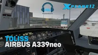 Toliss A330-900 | ENGINE FIRE | ENGM-EKCH | X-Plane 12