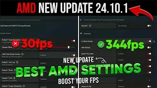 BEST AMD Radeon Settings For Gaming - Get Maximum FPS | AMD New Update 24.10.1