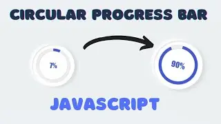 Circular Progress Bar with JavaScript