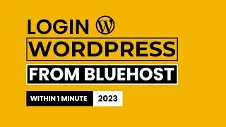 How To Login WordPress In Bluehost 2024 | Login To WordPress Through Bluehost Cpanel | WP Charm