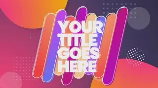 After Effects Intro Template: Short 2D Text Animation | Motion Graphics Templates 2023