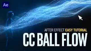 After Effects 2024 New CC Ball Easy Flow Effect Tutorial