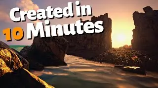 I created a Nordic Beach Environment in 10 Minutes - Unreal 5