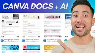 Canva Docs Tutorial - Create Visual Docs with AI!