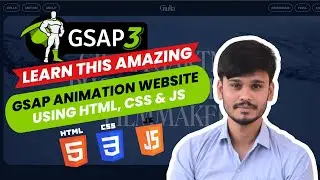 🚀 Master Modern Web Development: Create a Mind-Blowing Website with HTML CSS JS | GSAP Animation