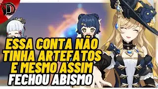 FECHEI ABISMO SEM ARTEFATO MESMO SENDO RUIM - GENSHIN IMPACT