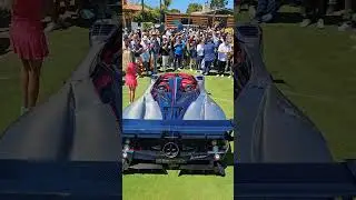 Pagani Zonda Arrivederci unveiling. The final Zonda at Quail 2024  