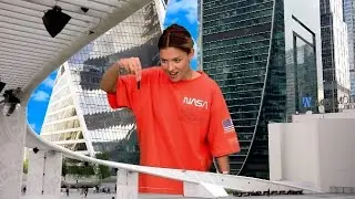 Giantess Nikki Swallowed (vore) the guy in the City (Giantess video)