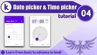Kodular Date Picker & Time picker Design and Block tutorial |Kodular tutorial | Tutorial no.4