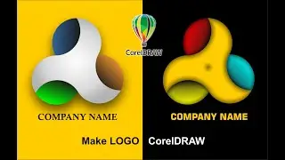 How To Make Colors Logo In CorelDraw - Graphic Design