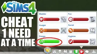 How To Cheat Needs Individually (Fill ONE Need At A Time) - The Sims 4