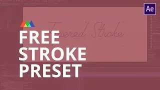 Free Tapered Stroke Preset for After Effects