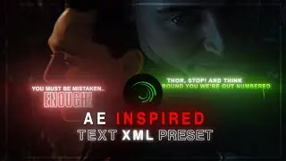 Create AE Inspired Text Animation in Alight Motion Like @juraijeditzz  (Free XML + Preset)