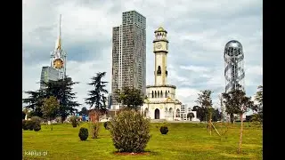 Sad end of Chacha Tower in Batumi (Georgia)