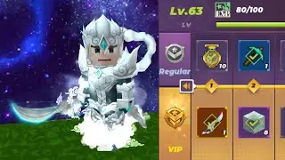 New Cloud Armor! Unlocking Season 21 BattlePass in SkyBlock (Blockman Go)