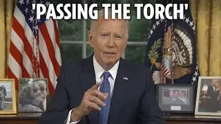 Biden vows to ‘pass torch to next generation’ in first address after suspending campaign