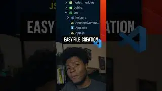 Easy Create Files in VS Code #shorts #vscode