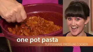 Tupperware Microwave Pressure Cooker - One Pot Pasta in 15 Minutes!
