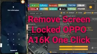 how to remove passcode oppo A16k CPH2349 one click by unlock tool
