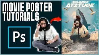 Movie Poster background editing // Photoshop manipulation tutorial // By Shahrukh Zahoor