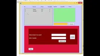 Simple Ordering System in Java