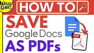 How to save Google doc as PDF