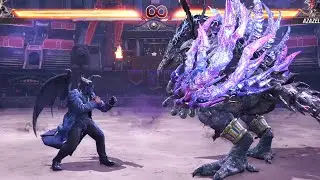 Tekken 8 - Kazuya vs Azazel Boss Fight (Hard Difficulty)