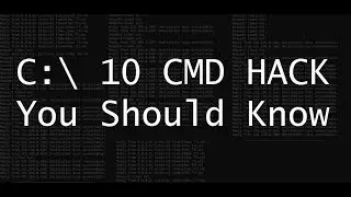 10 Most Powerful CMD Hack You Should Know