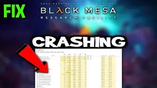 Black Mesa – How to Fix Crashing, Lagging, Freezing – Complete Tutorial