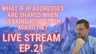 MikroTik Lab on EVE-NG What if IP addresses are shared in VRFs (The Network Berg Stream Ep.21)