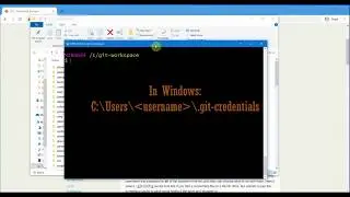 GIT: Configure Git in Windows For Credentials