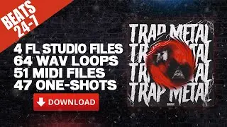 Royalty Free Trap Metal Samples + FL Studio Projects 