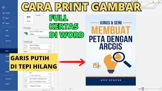 Cara Print Gambar Full Kertas A4 di Microsoft Word Tanpa Garis Putih Tepi (Bisa Juga F4, A3, dll)