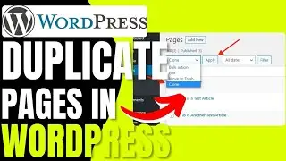 How To Duplicate A Page In WordPress | WordPress Duplicate Page