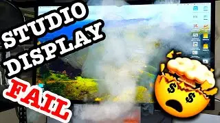 Apple Studio Display Major Scary Fail Caught On Camera $2500 Smoke Bomb Part 1