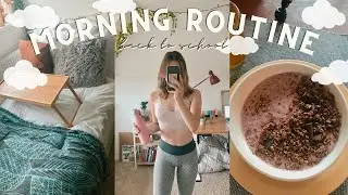 BACK TO SCHOOL OCHTEND ROUTINE!!🌞🍋 *that girl routine + vroeg opstaan + gezond!*