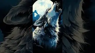 Wolf Howling Spooky #wolf