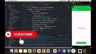 Toast Message In Flutter || Flutter toast Package #flutter