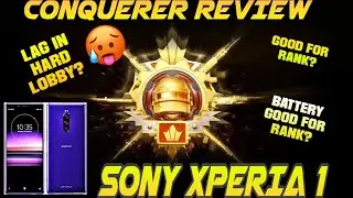 CONQUERER DONE WITH SONY XPERIA 1| CONQUERER REVIEW | PUBG TEST SONY XPERIA | CONQUERER LOBBY🥵🥵