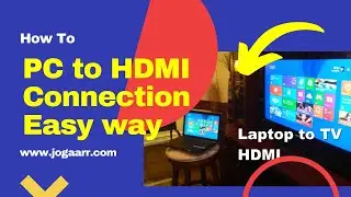 Connect PC to TV with HDMI - Convert hdmi with audio to connect an old pc to a new tv - Jogaarr