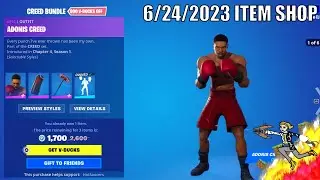 *NEW* Sprout of Tune Emote + Adonis Creed Bundle Returns! | Fortnite Item Shop (24/6/2023)