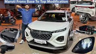 Maruti Fronx Sigma Model Modification | Base To Top | Nexa OEM Accesories | Modified Fronx Base