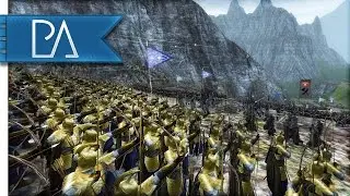 AMAZING ELVEN LAST STAND - Third Age Total War Gameplay