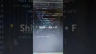 how to format our code in react component !! format our code in react format react code online !!